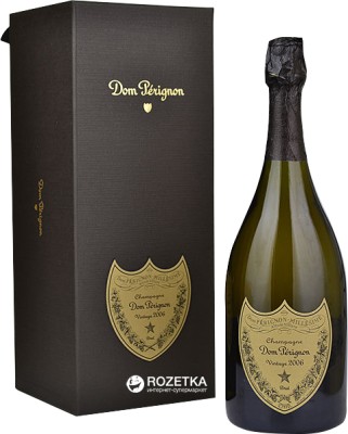 Шампанське Dom Perignon Vintage Blanc біле брют 0.75 л 12.5% в подарунковій упаковці