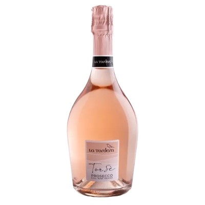Ігристе вино La Tordera Prosecco Treviso DOC Torse Brut, рожеве, брют, 11,5%, 0,75 л