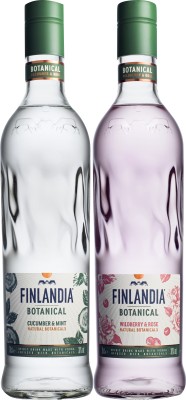 Набір Finlandia Botanical mix: Дикі ягоди та троянда 0.7 л 30% + Огірок і м'ята 0.7 л 30%