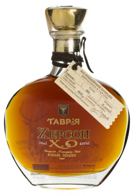 Коньяк Таврія Херсон X.O. колекційний в мішечку 0.7л
