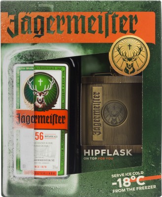 Лікер Jägermeister 0.7 л 35% + Ретро фляга