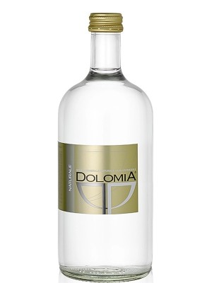 Мінеральна вода Доломія, Ексклюзив Натурале / Dolomia, Exclusive Naturale, негазована, скло, 0.5л