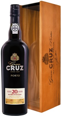 Портвейн Porto Gran Cruz 20 YO червоний кріплений 0.75 л 20%