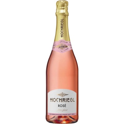 Вино ігристе Hochriegl Rose, рожеве, сухе, 0,75 л