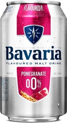 Пиво безалкогольне Bavaria Гранат світле, з/б, 0.33 л