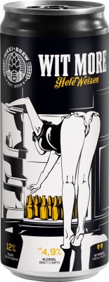 Пиво MIKKI BREW «WIT MORE» світле пшеничне нефільтроване 4.9% 0.33 л
