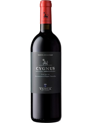 Вино Сігнас, Неро д'Авола - Каберне Совіньйон / Cygnus, Nero d'Avola - Cabernet Sauvignon, Conte Tasca D'almerita, червоне сухе 0.75л