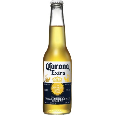 Пиво Corona Extra світле пастеризоване, 4,5%, 0,33 л