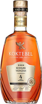 Коньяк ординарний KOKTEBEL 4 роки витримки 0.5 л 40%