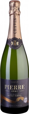 Вино ігристе Domaines Pierre Chavin Pierre Zéro Chardonnay Sparkling біле напівсолодке 0.75 л Безалкогольне