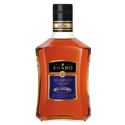 Коньяк України Shabo Shabsky, 5 зірок, 40%, 0,2 л