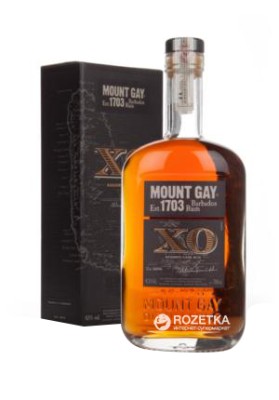 Ром Mount Gay Extra old від 8 років витримки 0.7 л 43% в подарунковій упаковці