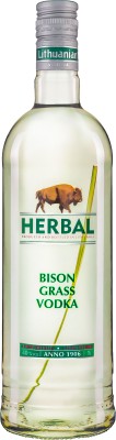 Алкогольний напій Herbal Bison Grass Vodka на основі горілки та настою Зубрівки, 40%, 1 л