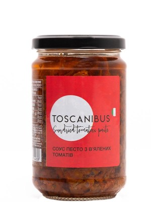 Соус "Песто" з в'ялених томатів, Toscanibus, 280г
