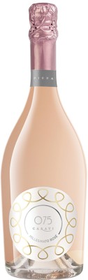 Вино ігристе Piera Martellozzo 075 Carati Millesimato Rose Extra Dry Veneto DOC рожеве сухе 0.75 л 11%