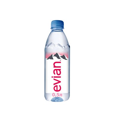 Мінеральна вода Evian 0,5 л