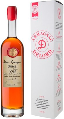 Арманіяк Delord Bas-Armagnac VSOP gift box 0.7 л 40%