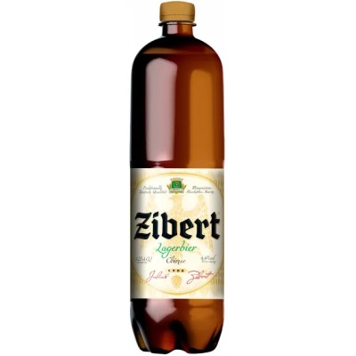 Пиво Zibert, світле, 4,4%, 2,4 л