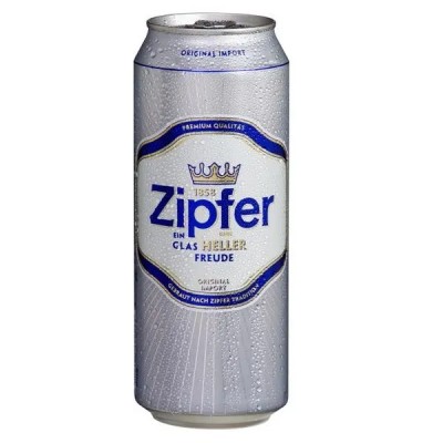 Пиво Zipfer Heller, світле, 5,4%, з/б, 0,5 л