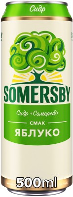 Упаковка сидру Somersby солодкого фільтрованого 4.7% 0.5 л х 24 шт