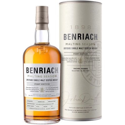 Віскі BenRiach Malting Season Batch 3 Single Malt Scotch Whisky 48,3% 0.7 л у тубусі