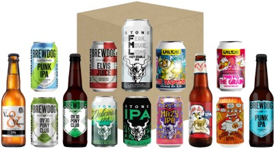 Крафтовий набір пива De Molen, Flying Dog, BrewDog, Stone Brewing Co та Uiltje IPA №2 - 14 сортів
