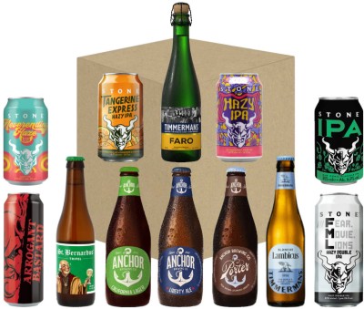 Крафтовий набір пива St.Bernardus, Timmermans, Stone Brewing Co, Anchor Brewing Co №11 - 12 сортів