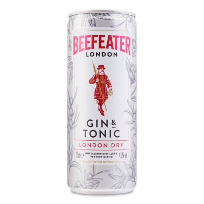 Напій слабоалкогольний Beefeater Gin&Tonic LondonDry