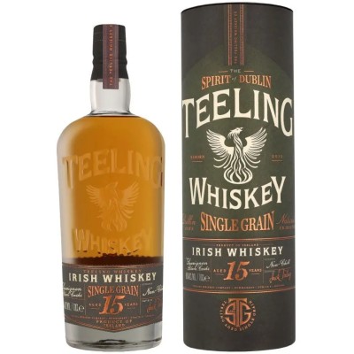 Віскі Teeling Single Grain 15 yo Single Grain Irish Whiskey 50% 0.7 л, в тубусі