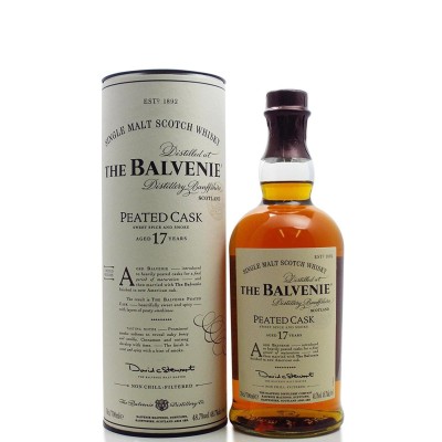 Віскі Balvenie 17yo Peated Cask 43%