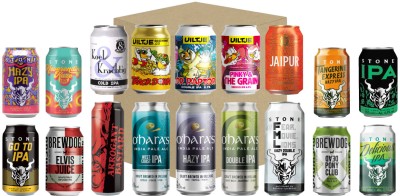 Крафтовий набір пива De Molen, Anchor Brewing Co, Flying Dog, BrewDog, Stone Brewing Co, Uiltje, Thornbridge IPA №5 - 18 сортів