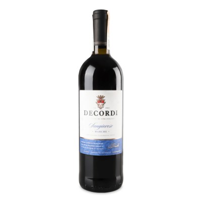 Вино Decordi Sangiovese червоне сухе