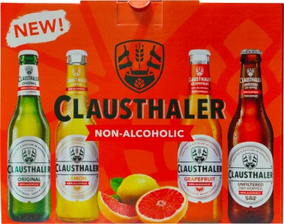 Подарунковий набір пива Clausthaler безалкогольне 0.33 л х 5 шт