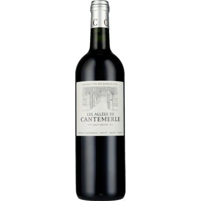 Вино Les Allees de Cantemerle 2019, червоне, сухе, 0.75 л