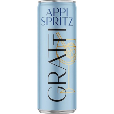 Слабоалкогольний газований напій Gratti Appi Spritz, 4,5%, 0,25, з/б