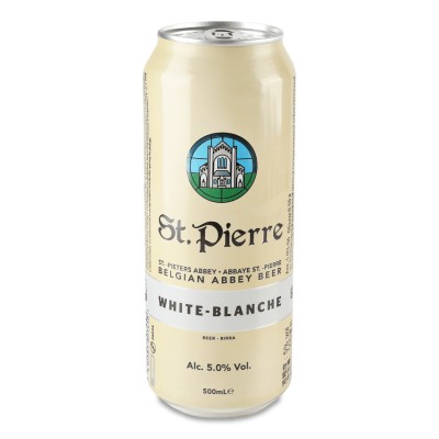 Пиво St.Pierre Blanche світле нефільтроване з/б