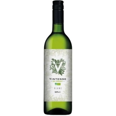 Вино Vintense Sauvignon Blanc Bio, безалкогольне, біле, 0,75 л