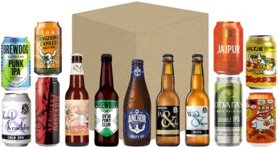 Крафтовий набір пива BrewDog, Anchor Brewing Co, Carlow O'Hara's, De Molen, Flying Dog, Stone Brewing Co, Thornbridge, Uiltje IPA №1 - 13 сортів