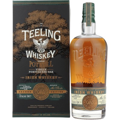 Віскі Teeling Wonders of Wood Series 2 Virgin Portuguese Oak Single Pot Still Irish Whiskey 50% 0.7 л у подарунковій упаковці