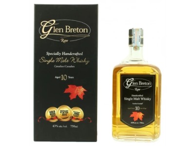 Віскі односолодовий Glen Breton Rare 10 Y.O. (в коробці) 0,75 л