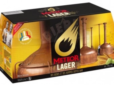 Пиво лагер Meteor Lager Pack 10 х 0,25 л