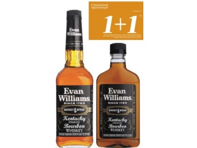 Віскі бурбон Акційний набір бурбонів Evan Williams Black