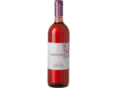 Вино сухе рожеве Castelli del Grevepesa Rosato Toscana Castelgreve 0,75 л