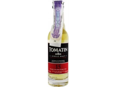 Віскі односолодовий Tomatin 15 Y.O. 0,05 л