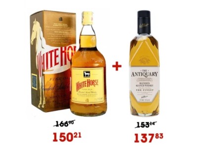 Віскі бленд White Horse + Antiquary Finest 1,4 л