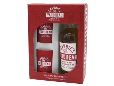 Віскі односолодовий Crabbie's Yardhead (gift box + 2 glasses) 0,7 л