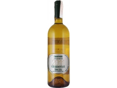 Вино сухе біле Capannelle Chardonnay Toscana 0,75 л