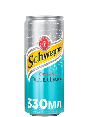 Напій Швепс Лимон / Schweppes Bitter Lemon, 0.33л