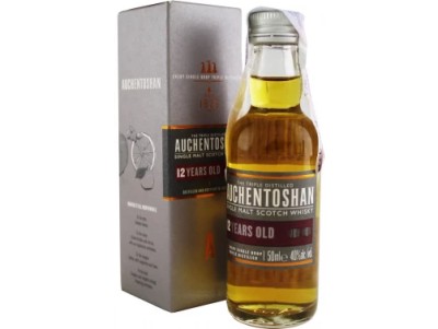 Віскі односолодовий Auchentoshan 12 Y.O. (в коробці) 0,05 л