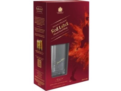 Віскі бленд JW Red Label з бокалом 0,7 л